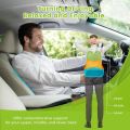 Lumbar Support Pillow for Car - Back Support for Medium to Large Vehicles - Soft Memory Foam Car Seat Cushion for Back Pain Relief - Dual Adjustable Straps Securely Fixed Car Lumbar Support -Black. 