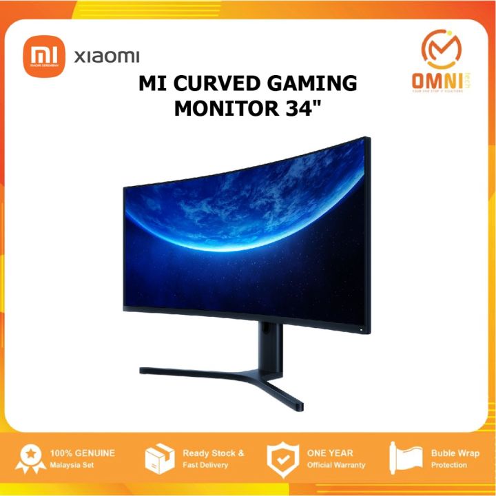100% Original Xiaomi Mi Curved Gaming Monitor 34