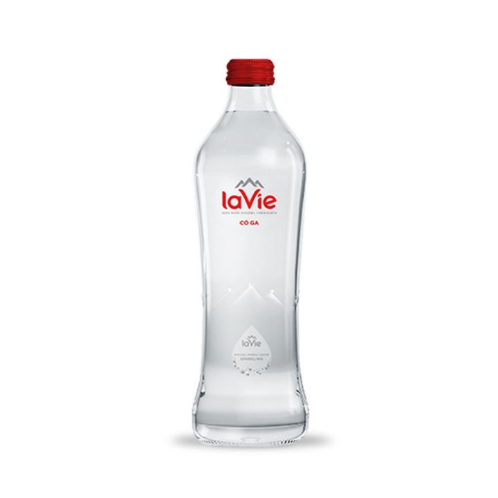 Nước Khoáng Thiên Nhiên Có Ga, Sparkling Natural Mineral Water, Glass Bottle (450ml)