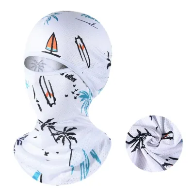 NOBLELYN Summer Anti-UV Motorcycle Cycling Helmet Face Hood Sun Protection Hiking Scarves Face Cover Cooling Neck Full Face Cap Cycling Balaclava