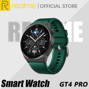 2026 Realme Original Smart Watch GT4 PRO Healthy Blood Oxygen Blood Sugar 46mm Watch Strap 100% Original Brand New Touch Screen Men Women 1.35 Inch Round