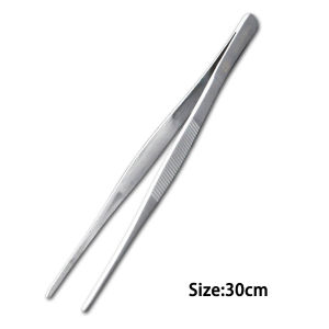 12inch Extra Long Tweezer Stainless Steel Straight Tweezers For Feeding In Aquarium