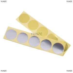 [COD] YUNZE 100pcs 45mm สติ๊กเกอร์หมายเหตุ scrapbooking ของขวัญแพคเกจปิดผนึก DIY Pack embisser
