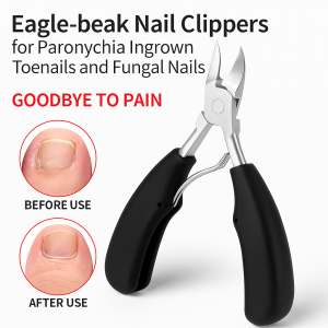Onychomycosis Hawkbill Nail Clippers Gray Nail Nail Scissors Toenail Clippers Single Nail Clippers