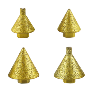 Chamfer Countersink Bits Grinding Wheel M10 for Smooth Edging on Ceramic & Porcelain Angle Grinders Marble Granite Edges