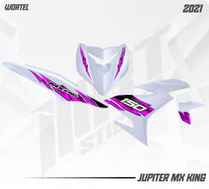 Striping Jupiter MX King - Stiker Transparan Jupiter MX King Grafis Keren (Sudah Terpotong)