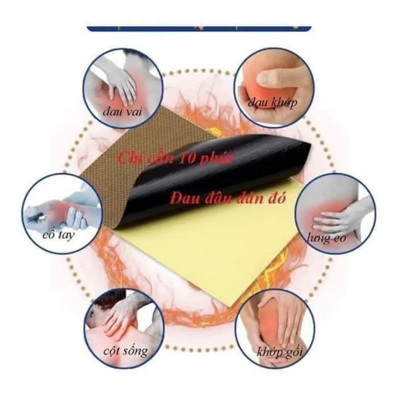 Set 50 miếng dán gừng nóng giảm đau xương khớp đau bụng Dán Gừng Nóng Cho  Người Lớn - Lazada | Lazada.vn