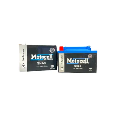 Motocell Sodium Ion Battery SNA9 (YTX9-BS) Motorcycle Motorbike Motor