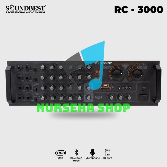 AMPLIFIER RC 3000 | Lazada Indonesia