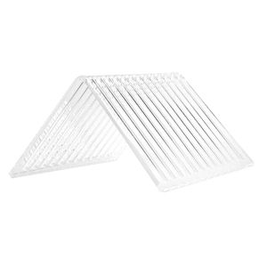 RUOANE Home Decoration Multifunction Free-standing Clear Storage Organzier Display Stand Album Record Holder Vinyl LP Rack