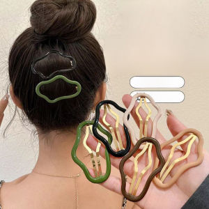 🔥Hot selling🔥[Firmly clamp not easy to fall off] Cloud hair clip/Korean hollow cloud hair clip/Cute hidden cloud hair clip/Minimalist design for all occasions/Adult cloud hair clip cute wavy hair accessories