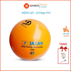 Quả Bóng Chuyền Động Lực Jatan 250g - Tiêu Chuẩn Thi Đấu - Tặng Kèm Kim Bơm và Lưới Đựng Bóng
