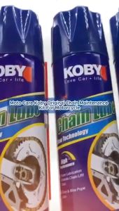 KOBY 250ml Chain Lube Standard Anti-Rust Motorcycle Lubricant for O-Ring/X-Ring