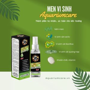 Vi Sinh Aquarium Care 4 in 1 - Làm Trong Nước - Khử Mùi Hôi Tanh trong hồ cá