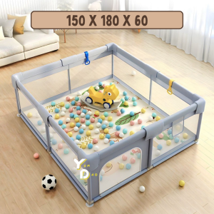 Playfence Pagar Bermain Baby Anak Playmat Main Tempat Anak Mandi Bola Playgym Playpen Playing Fence