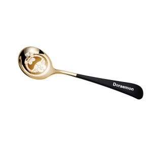 ช้อน ช้อนสแตนเลส อย่างหนา 4 สี ช้อนเกาหลี ลายการ์ตูนโดราเอมอนน่ารัก ช้อนสแตนเลสหนาช้อนกลม