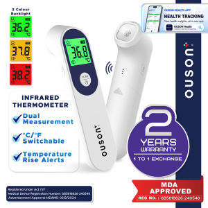 [#1 CHOICE] OUSON Infrared Thermometer Baby Digital 4 in 1 Temperature Thermometer Body Fever Check Device
