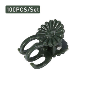 100pcs Klip Penjepit Batang Tangkai Anggrek 1.5cm Orchid Clip Support