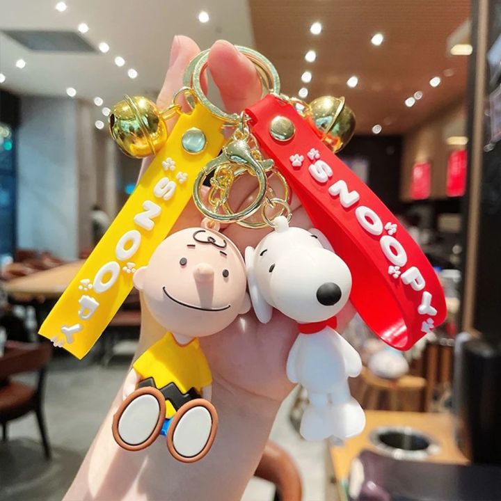 MING1996 Cute Creativity Gift Car Keyring Cartoon Dog Bag Charm Anime ...