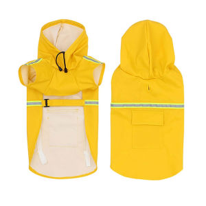 Dog raincoat with reflective strips Big dog cloak poncho Teddy waterproof raincoat Large dog Golden Retriever Labr Medium dog windproof raincoat  raincoat Dog rain jacket Dog rain coat