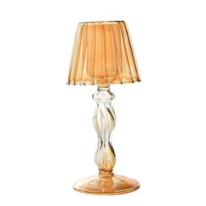 CHUAN กระจกสำหรับผู้หญิง เชิงเทียนลายด้วยเท้าสูง ละเอียดอ่อนและละเอียดอ่อน สร้างสรรค์และสร้างสรรค์ เชิงเทียนรูปโคมไฟ เครื่องประดับบนโต๊ะ ศิลปะการตกแต่ง เชิงเทียนงานฝีมือ ห้องนั่งเล่นในห้องนั่งเล่น