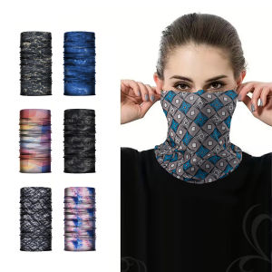 【NEW A 】Cycling Face Mask Ice Silk Outdoor Masks Breathable Fishing Training Sport UV Face Scarf Neck Gaiter Summer Face Bandana Cool