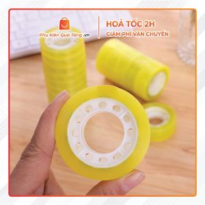 Băng Keo Băng Dính Văn Phòng Nhỏ Gọn Tiện Lợi Bề Rộng 12cm - dùng gói hoa gói quà tặng
