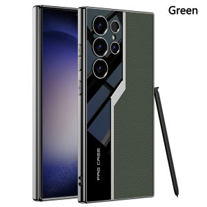 For Samsung Galaxy S23 Ultra S24 Ultra S25 Ultra Case Luxury Leather Phone Cover