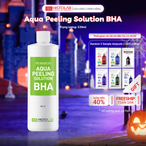 Dung Dịch Tẩy Tế Bào Chết HISTOLAB Aqua Peeling BHA Histolab 520ml + [GIFT] Tặng Random 5 Sample Ampoule 1ml