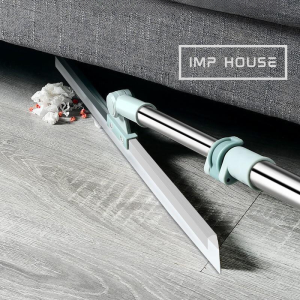 [SG Ready Stock] Multifunctiona Silicone Magic Broom  Floor Squeegee Water Wiper  Extendable Handle Sweeper 52cm