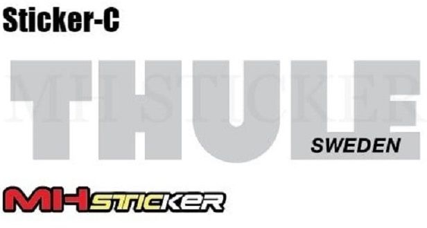 Thule Sweden Vinyl Cutting Stickers Car Wind Screen Sticker Cars