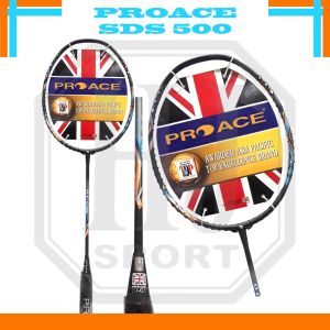 Raket Original Badminton Pro Ace SDS 500 Bonus Komplit