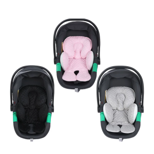 Breathable Car Seat Insert Mat 3D Textured Dotted Backing with Detachable Headrest For Infant Travel Accessories