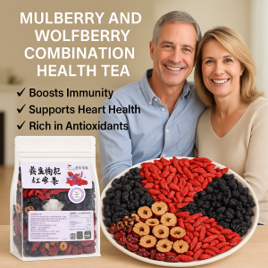 Organic Mulberry Wolfberry Herbal Tea Nourishes The Kidneys Strengthens Body Resists Oxidation Natural Detoxifying Health Drink【天然成分】草本茶 清肝养肾茶 桑葚枸杞茶 缓解疲劳