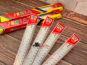 Penggaris / Mistar / Garisan (15cm / 20cm / 30cm) Bening JENIA