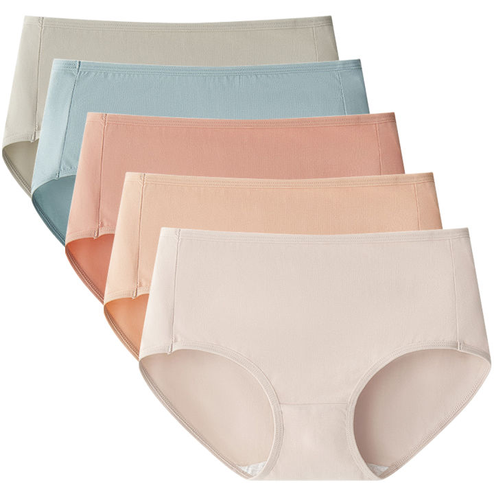 3/5Pcs%20Womens%20Cotton%20Knickers%20Low%20Waisted%20Ladies%20Underwear%20Full%20Briefs%20Plus%20Size%20M-XXL%20-%20Image%209