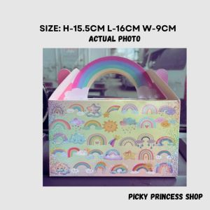Rainbow Loot Box Birthday Candy Bags Baby Shower Boho Baptismal Wedding Anniversary Giveaways
