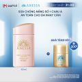 Sữa chống nắng dưỡng da dịu nhẹ an toàn cho da nhạy cảm và trẻ em Anessa Mild Milk SPF50+ PA++++ 60ml. 