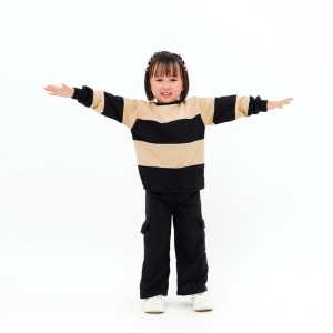 Premium Setelan Baju Anak Perempuan Terbaru Celana Kargo Usia 1-12 Tahun