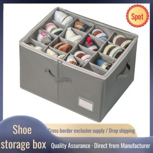 กล่องเก็บของ โปร่งใส ป้องกันฝุ่นและความชื้น โครงสร้างที่แข็งแกร่ง ความจุขนาดใหญ่ พร้อมฝาปิด ครัวเรือน