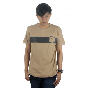 Kaos Pria Distro Bamboo Apparel Strip Kantong