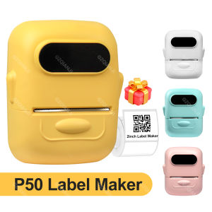2 Inch Thermal Label Printer 58mm Marklife P50 Portable Bluetooth Stickers Impresoras Self-adhesive Label Maker Labeling Machine