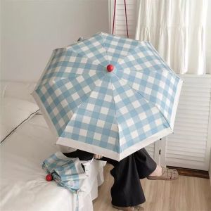 MGZ54 Che nắng Ô che nắng lưới Bảo vệ mưa Thiết kế tối giản Ô gập Ô tự động Phong cách Ô dù đa năng Hoạt động ngoài trời