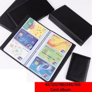 【COD&Ready Stock】Leather 40/120/180/240/300 Cards ID Credit Card Holder Book Case Organizer Business Cards ID Credit Card Holder Case