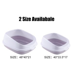 Cat Litter Box With Scoop Kitten Litter Box Cat Toilet Deodorization leakage prevention Litter Box