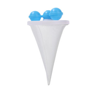 [MORLY] 1Pc Portable Lightweight Magical Washing Machine Hair Removal Catcher Filter Mesh Cleaning Balls Bag Laundry Accessories