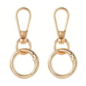 Móc xoay đặt dây buộc móc có lò xo với vòng móc chìa khóa tôm hùm Móc khóa móc tôm hùm Claw cho Keychain