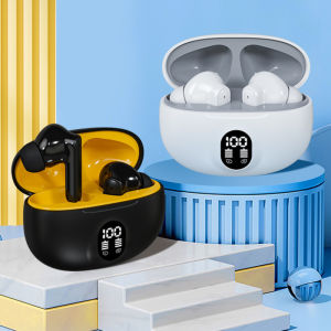 Universal Bluetooth Earphone Wireless in-ear Digital Display Screen True Wireless Bluetooth Headset Women & Men Running Sports Long Battery Life Noise Reduction Bluetooth Earphone Low Latency Gaming Headset