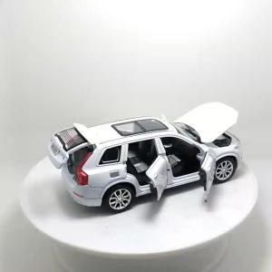 LZD 1:32  Volvo XC90 Alloy Car Model   Light Music Pull Back 6 Open the Door   Simulation Decoration Car Model