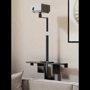 Desktop Projector Stand Table Projector Mount Stand Projector Desktop Stand Reverse Clip-Free Punch-Free Home Projector Placement Table Projector Tray For Bed